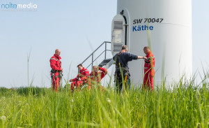 Übung der Höheneinsatzgruppe